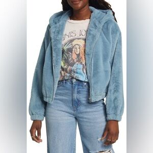 Notdstrom BP. Faux Fur Hooded Jacket